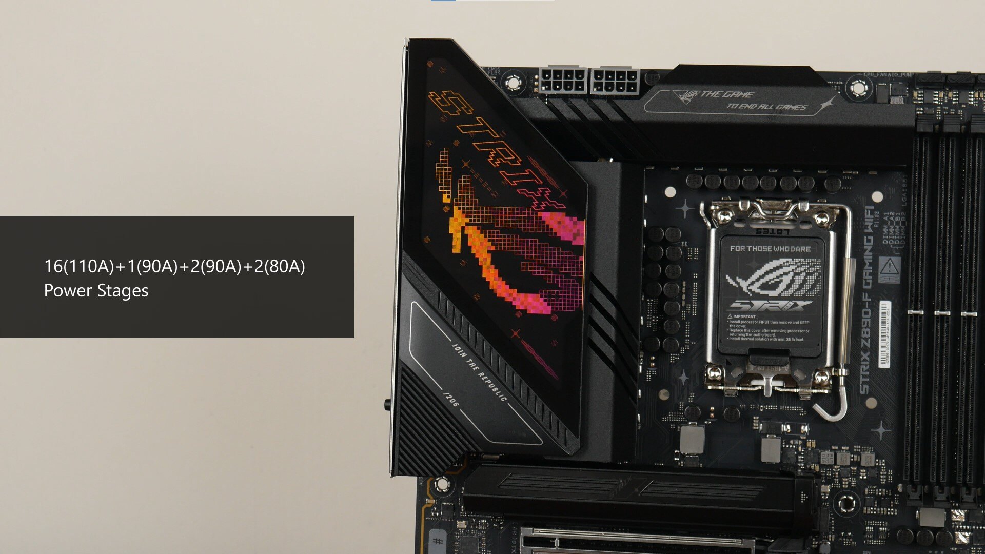 ASUS ROG Strix Z890-F Gaming WIFI VRM