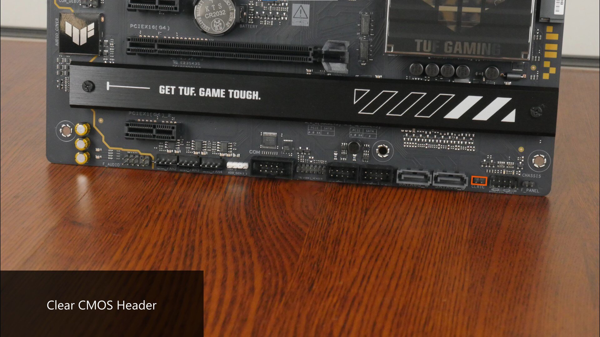 ASUS TUF Gaming B850-PLUS WIFI Clear CMOS Header