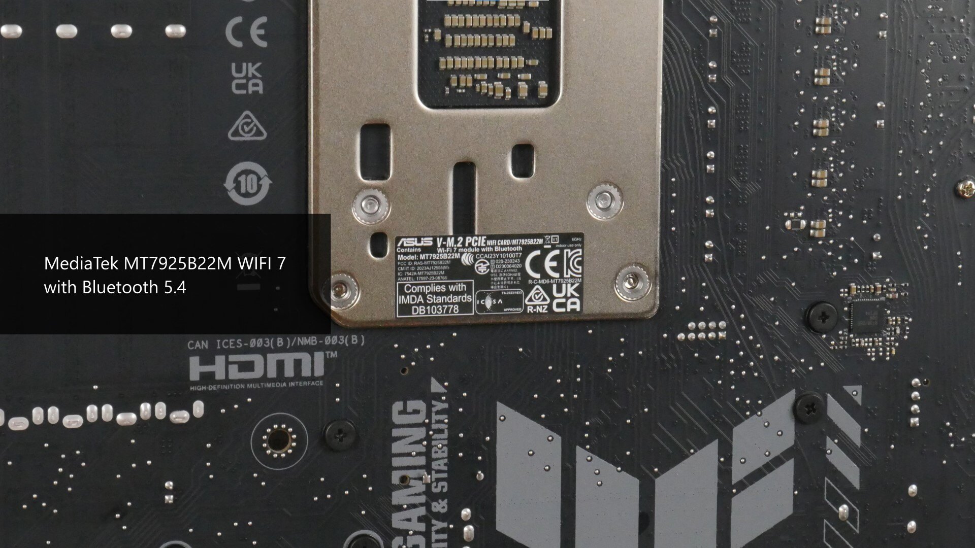 ASUS TUF Gaming B850-PLUS WIFI Wireless Module