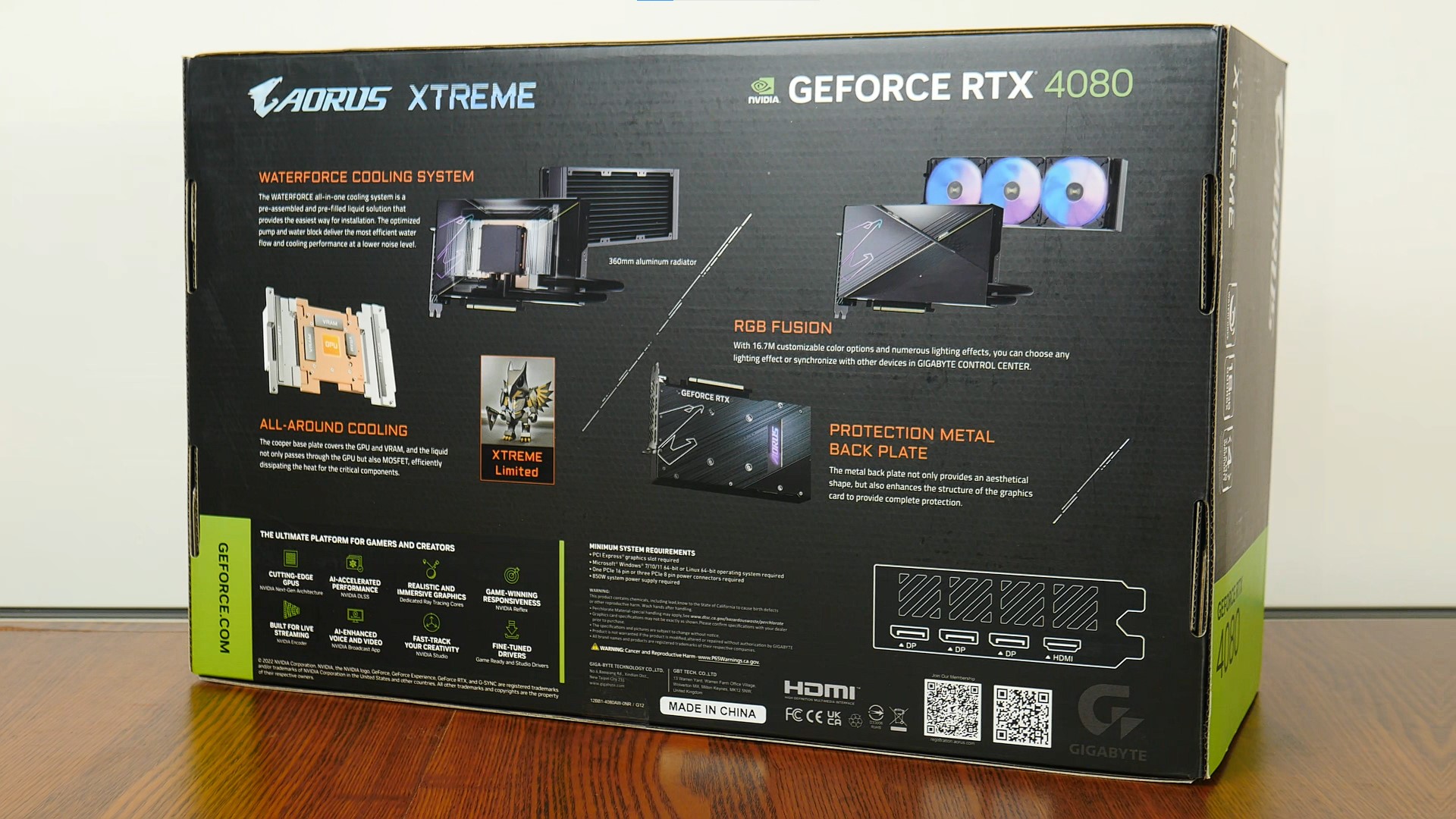 AORUS GeForce RTX™ 4080 16GB XTREME WATERFORCE Key Features