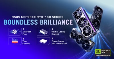 In The News: ASUS Announces NVIDIA GeForce RTX 50 Series Graphics Cards