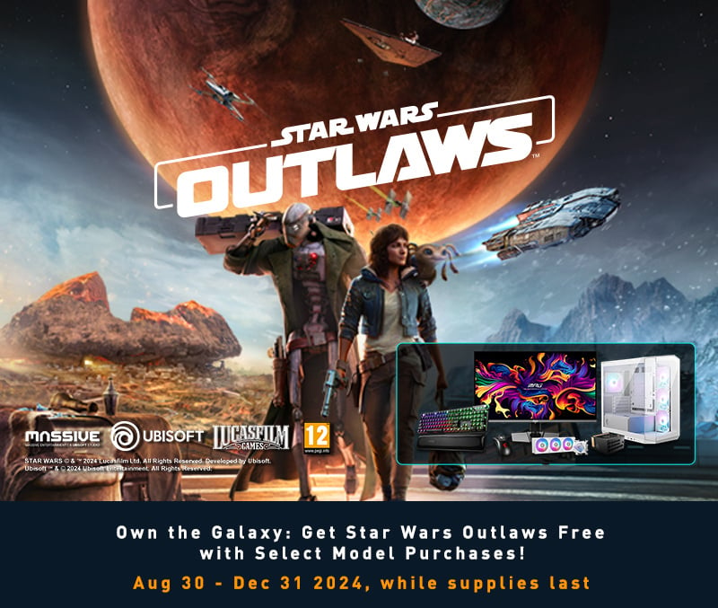 Get Star Wars Outlaws Free With Select MSI Hardware