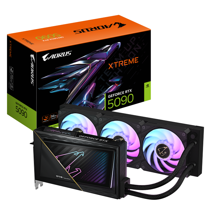 AORUS GeForce RTX 5090 XTREME WATERFORCE 32G