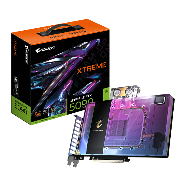 AORUS GeForce RTX 5090 XTREME WATERFORCE WB 32G