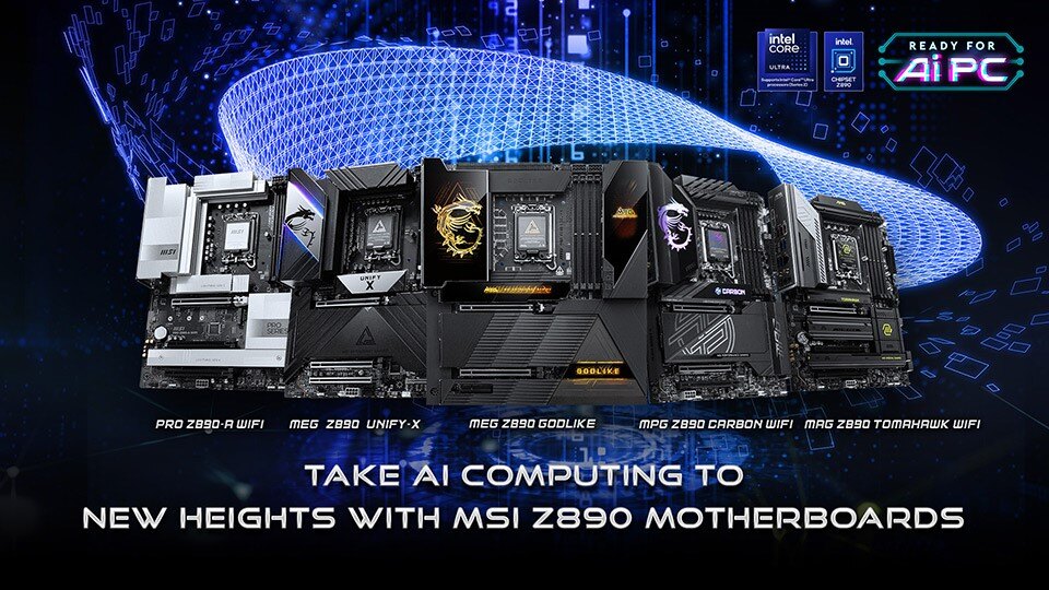 MSI Z890 Motherboard Line Up