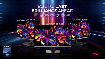 In The News: MSI Unveils World's First 27-inch 4K 240 Hz and 27-inch QHD 500 Hz QD-OLED Gaming Monitors