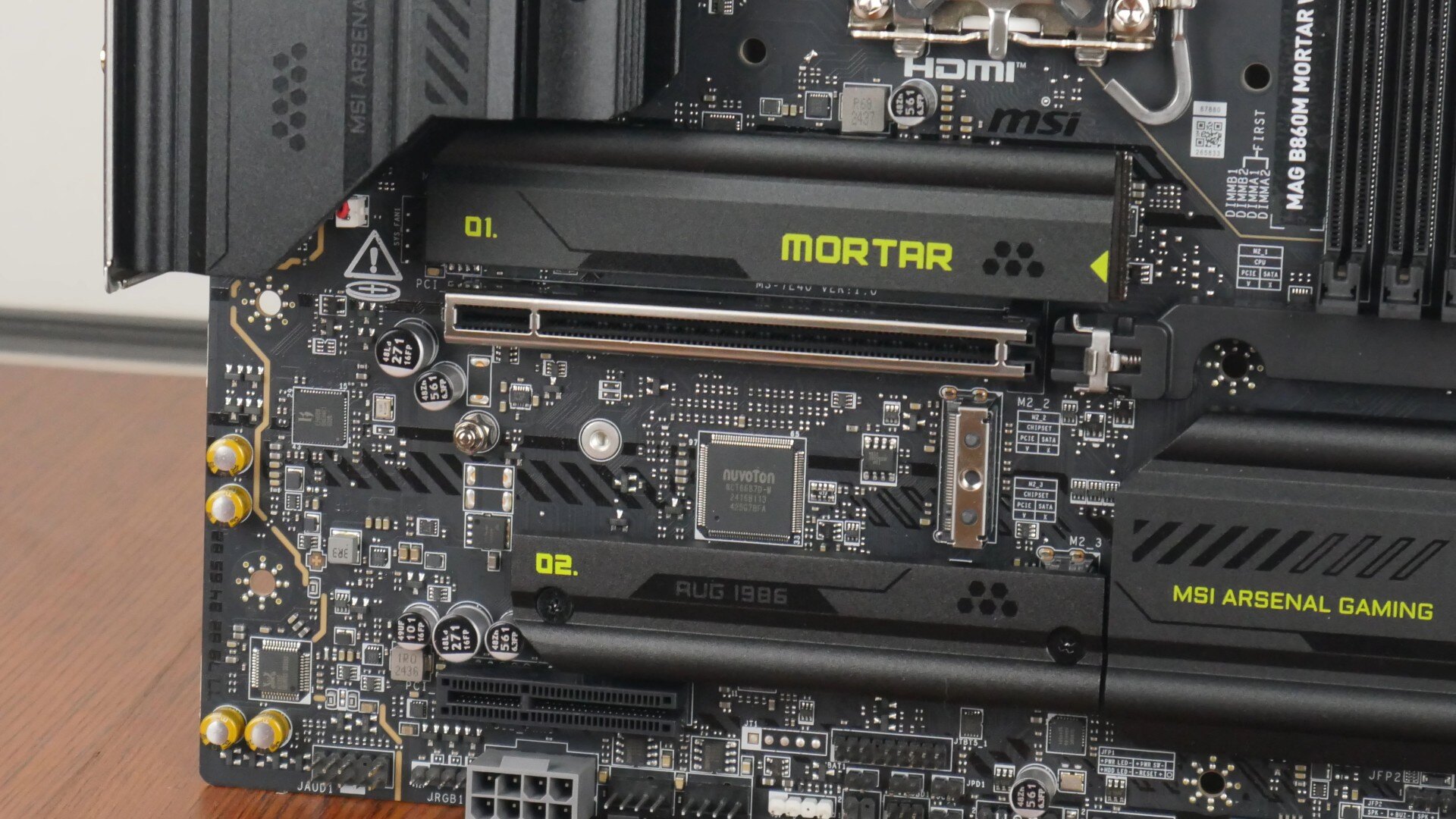 MSI MAG B860M MORTAR WIFI M.2 Heatsink