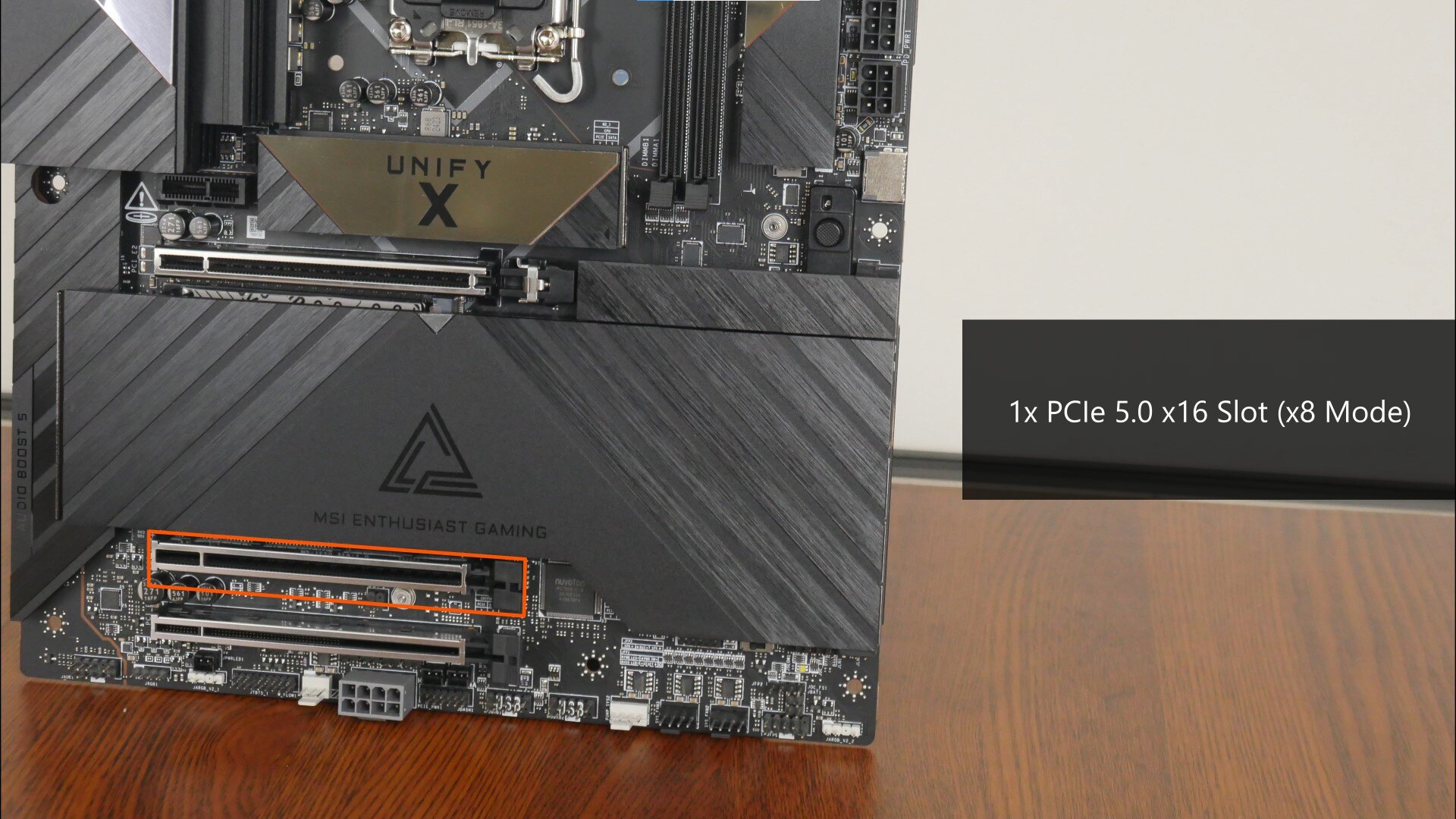 PCIe 5.0 x16 Slot (x8 Mode)