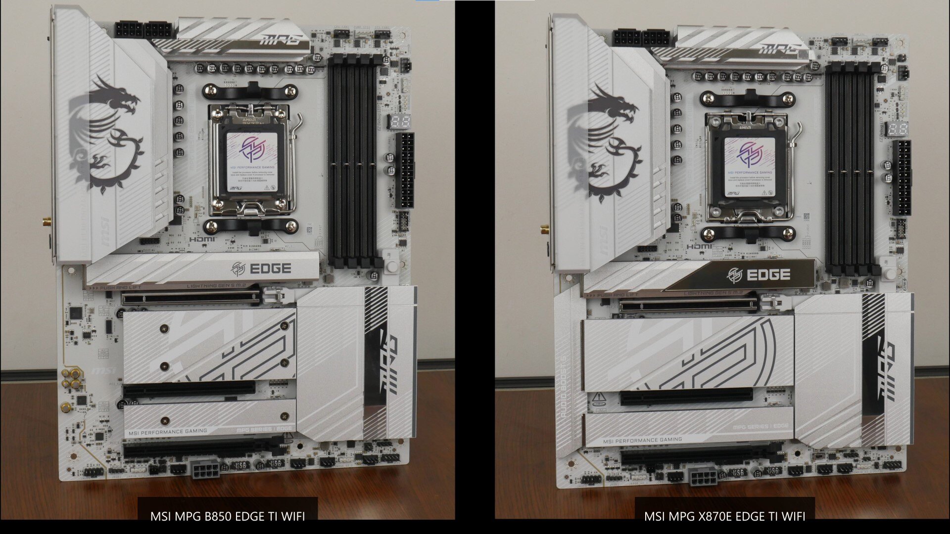 MPG X870E EDGE TI WIFI vs MPG B850 EDGE TI WIFI