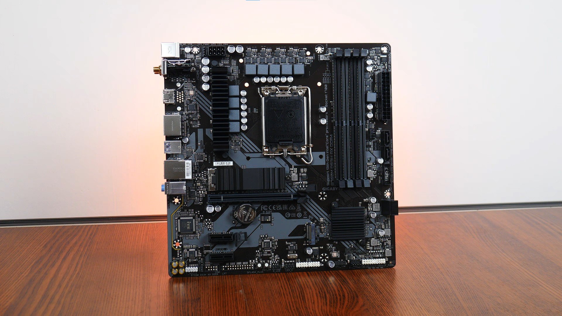 Gigabyte's mid-range Intel B660 Gaming X DDR4 motherboard pictured 